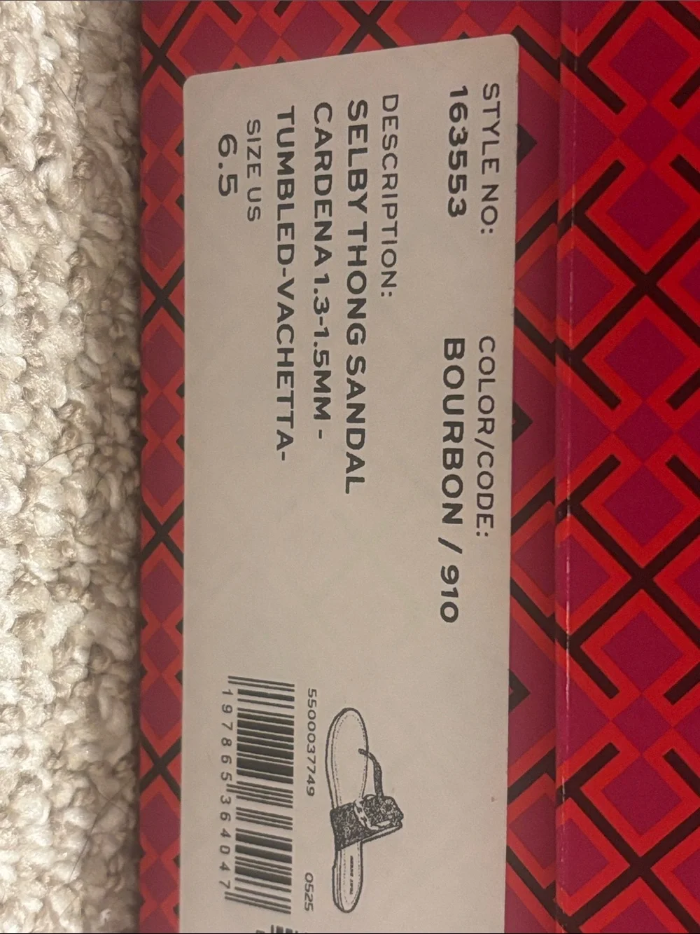 Tory Burch Shelby Thong Leather Sandals